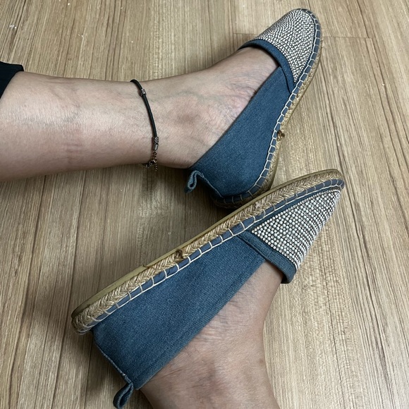 Primark Embellished Stone Denim Loafer - Picture 11 of 13